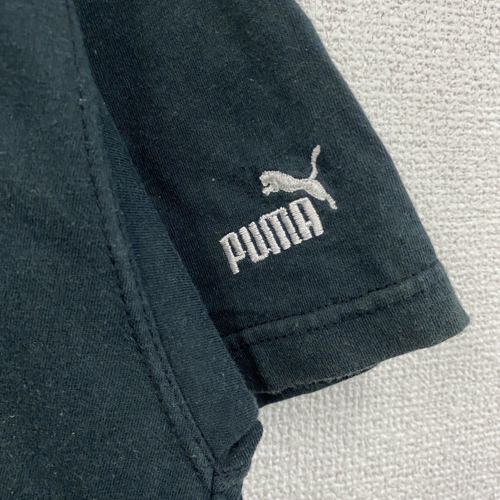 ～00s　PUMA　プーマ　半袖プリントTシャツ　ヴィンテージ　黒　ブラック　Mサイズ　古着