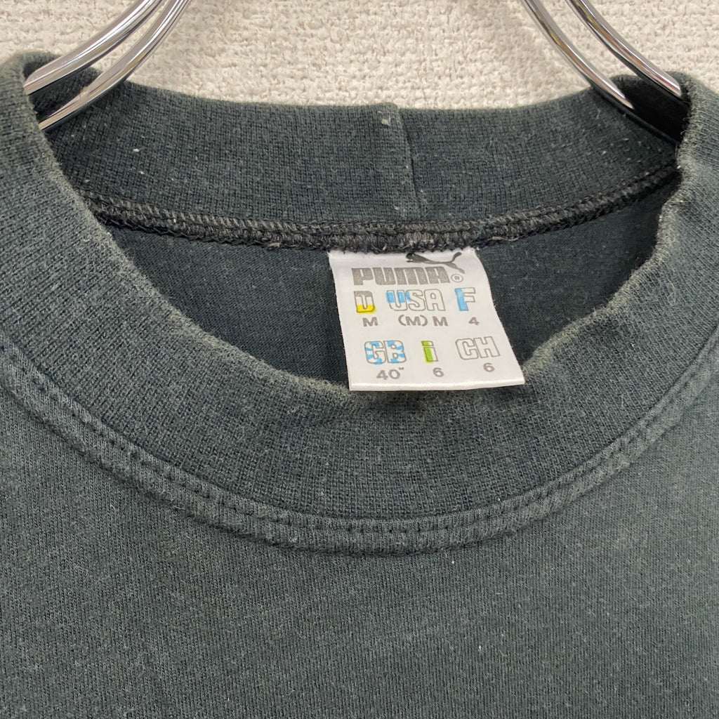 ～00s　PUMA　プーマ　半袖プリントTシャツ　ヴィンテージ　黒　ブラック　Mサイズ　古着