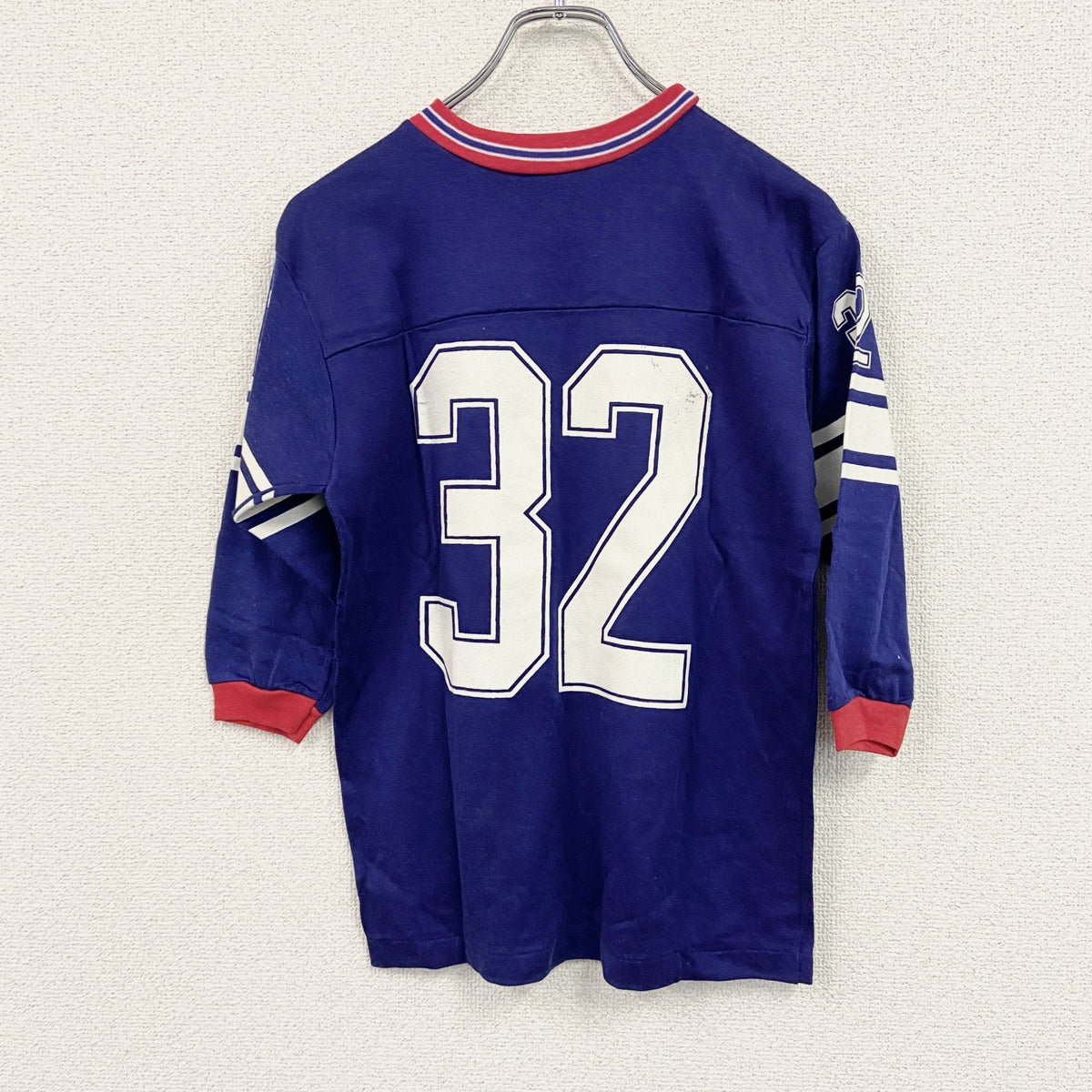 80s　ALLPRO　オールプロ　フットボールTシャツ　ヴィンテージ　青　ブルー　Lサイズ　古着