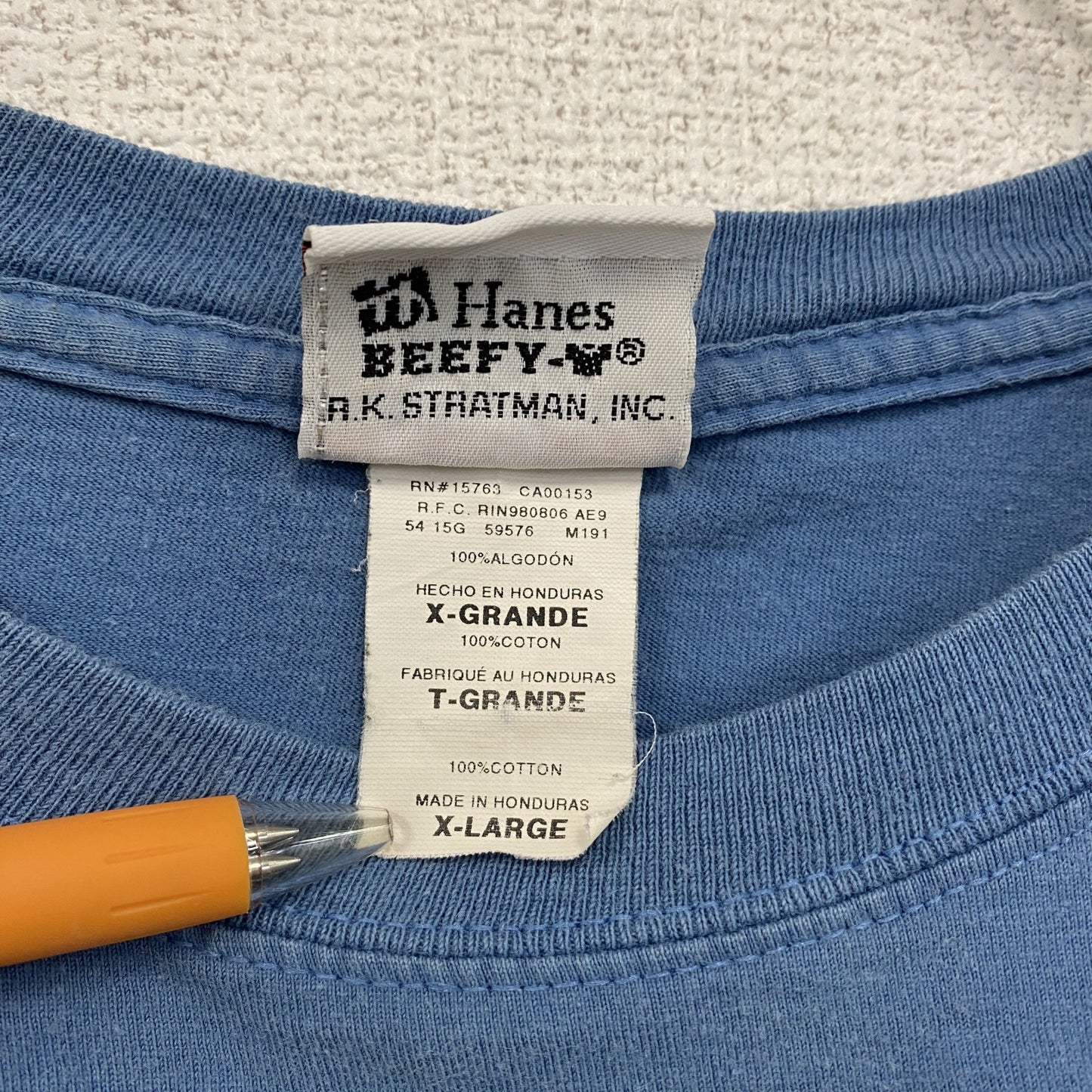 HARLEY DAVIDSON　ハーレーダビッドソン　半袖両面プリントTシャツ　青　ブルー　XLサイズ