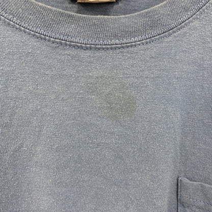 HARLEY DAVIDSON　ハーレーダビッドソン　半袖両面プリントTシャツ　青　ブルー　XLサイズ