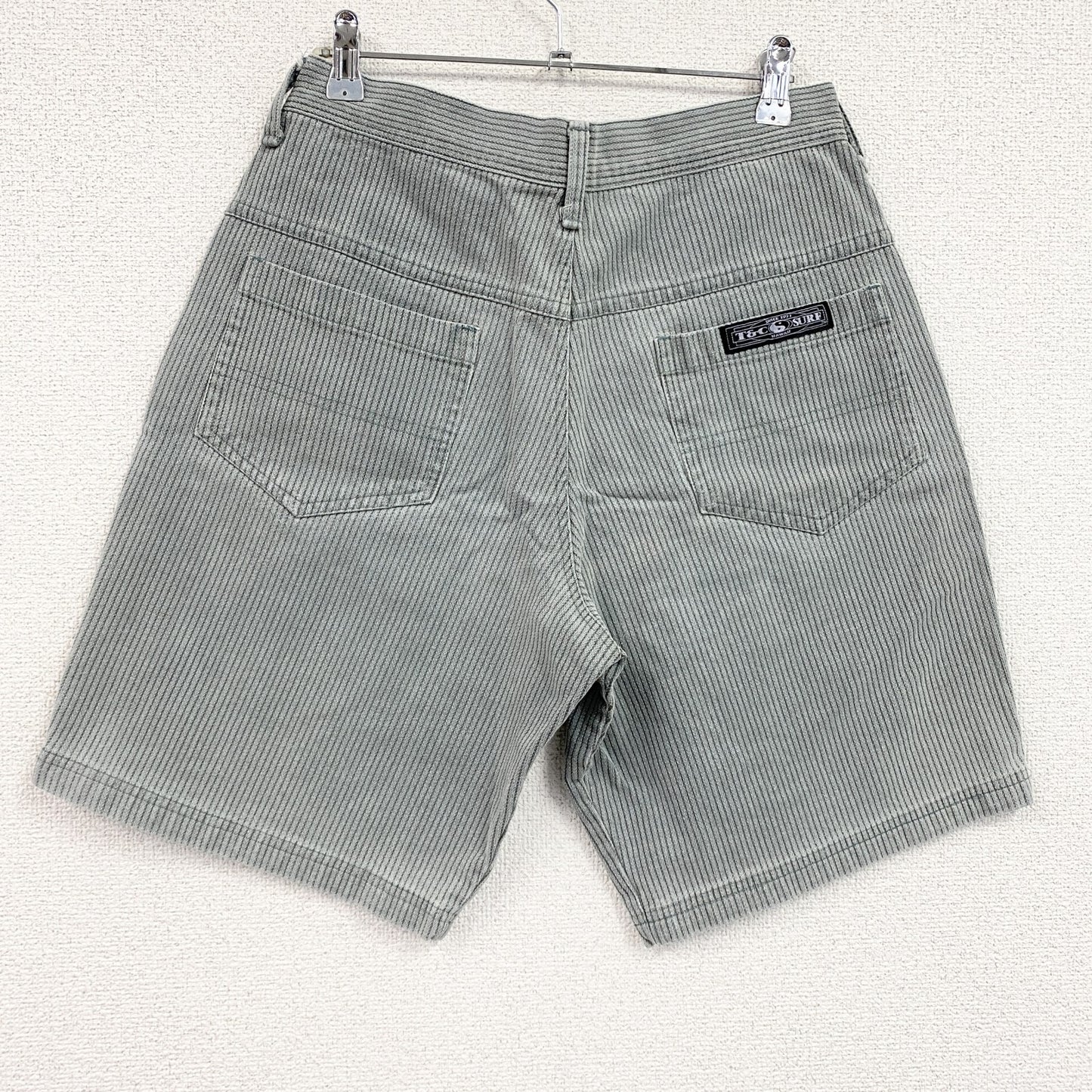 T&C surf　コーデュロイハーフパンツ/ショートパンツ　灰色　ライトグレー