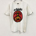 FREAKY CHEMICAL　半袖プリントTシャツ　パロディT　白　ホワイト　Lサイズ　古着