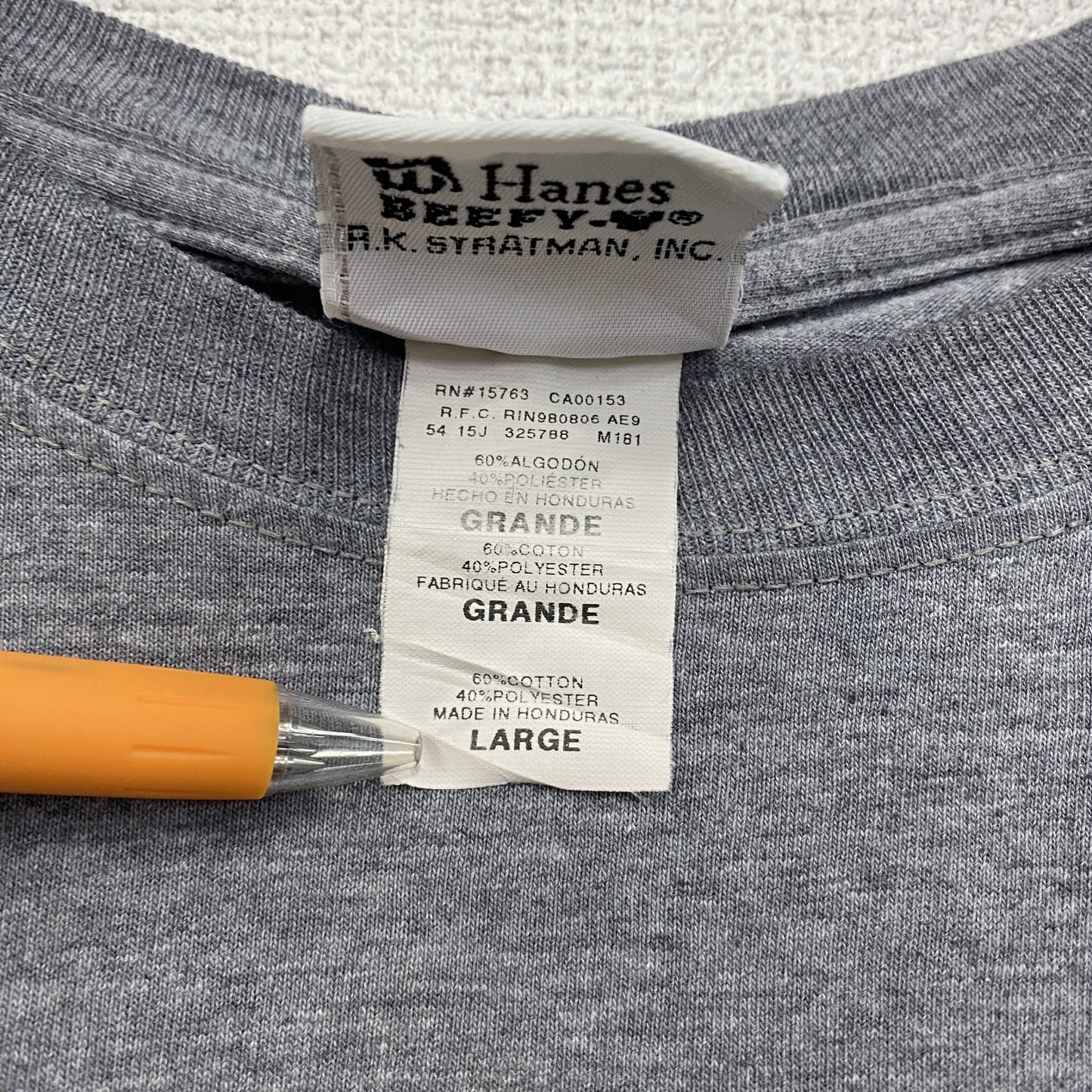 HARLEY DAVIDSON　ハーレーダビッドソン　半袖両面プリントTシャツ　グレー　Lサイズ