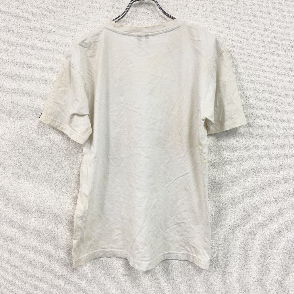 FREAKY CHEMICAL　半袖プリントTシャツ　パロディT　白　ホワイト　Lサイズ　古着