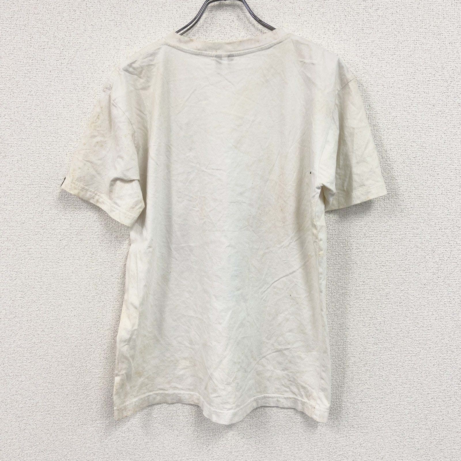 FREAKY CHEMICAL　半袖プリントTシャツ　パロディT　白　ホワイト　Lサイズ　古着