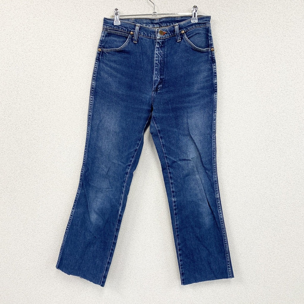 ～00s　Wrangler 　ラングラー　デニムパンツ/ジーンズ　ジップフライ　カットオフ　インディゴ　W31サイズ　古着