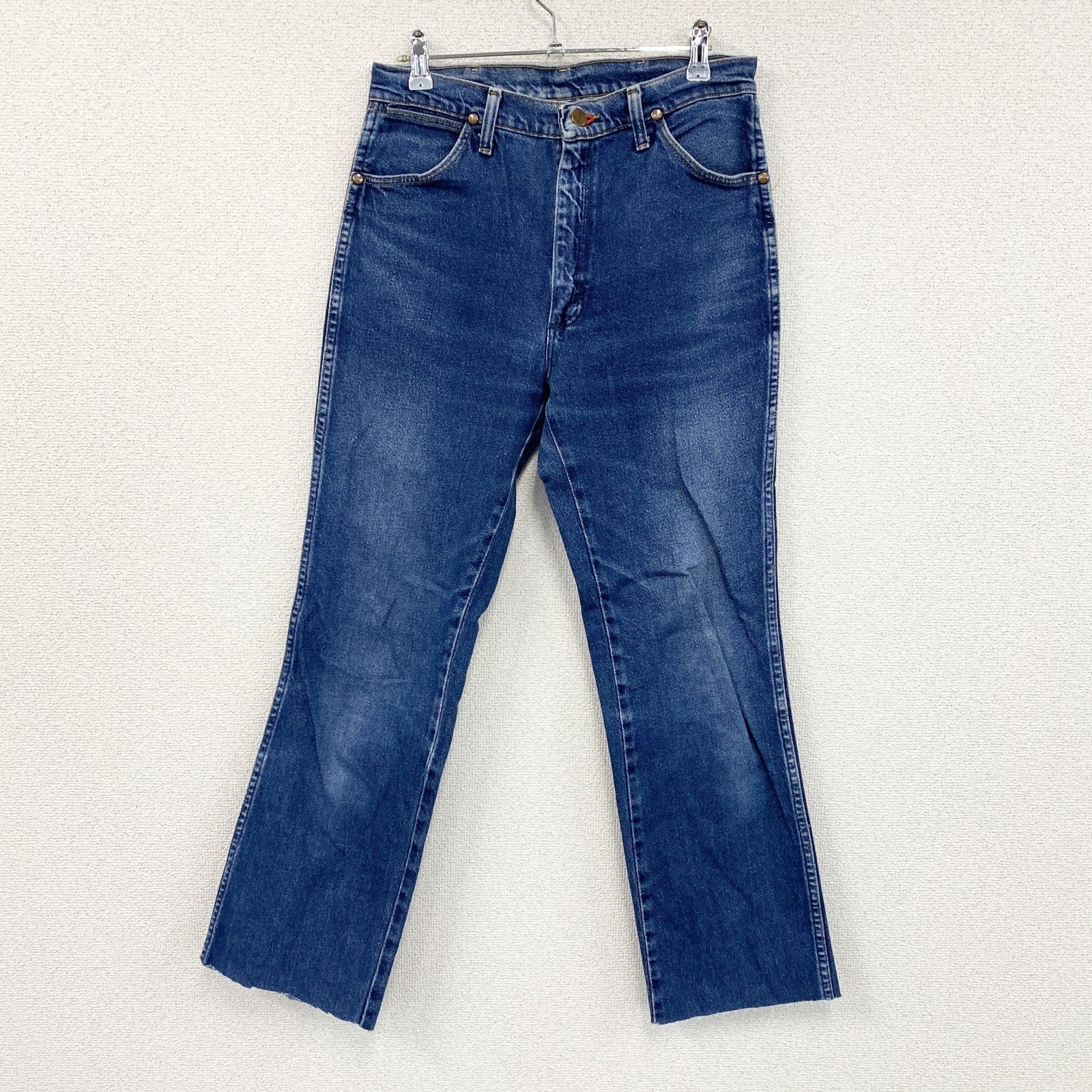 ～00s　Wrangler 　ラングラー　デニムパンツ/ジーンズ　ジップフライ　カットオフ　インディゴ　W31サイズ　古着