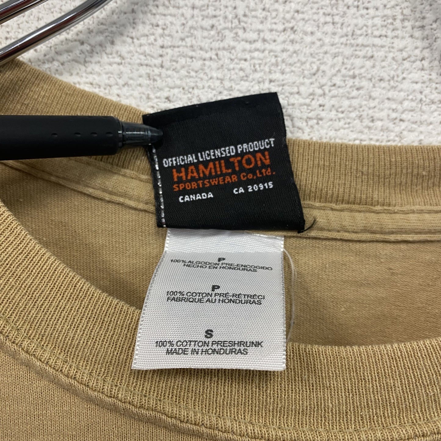 HARLEY DAVIDSON　ハーレーダビッドソン　半袖プリントTシャツ　ベージュ　Sサイズ