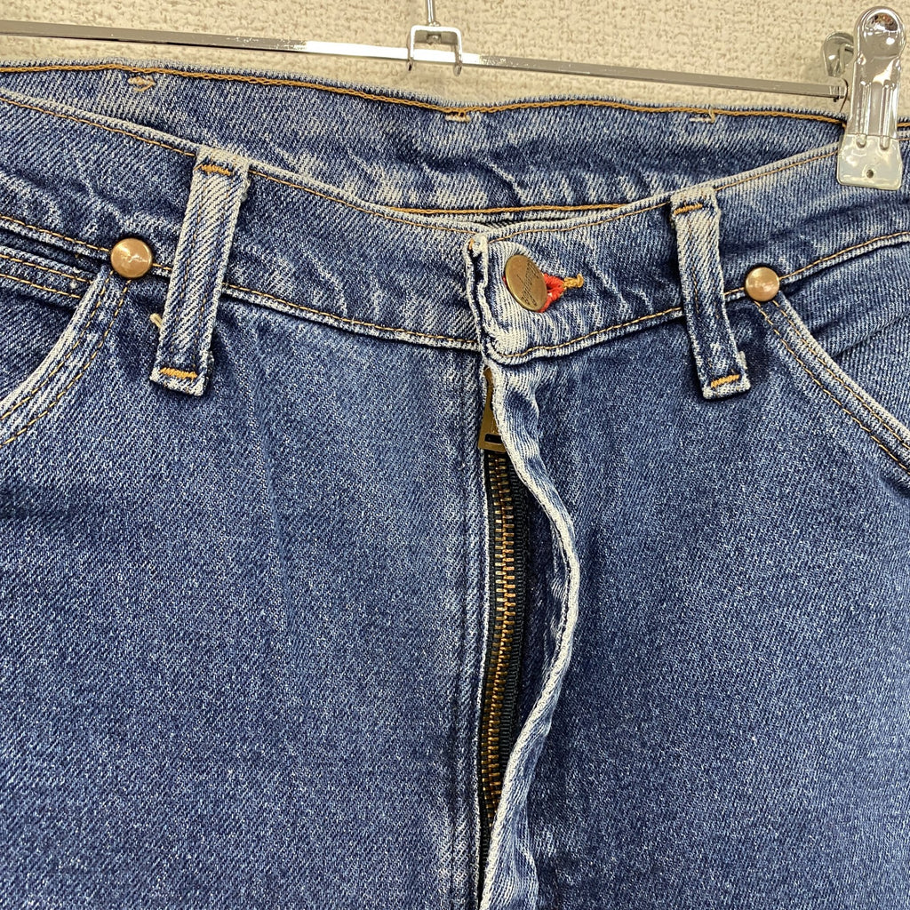 ～00s　Wrangler 　ラングラー　デニムパンツ/ジーンズ　ジップフライ　カットオフ　インディゴ　W31サイズ　古着