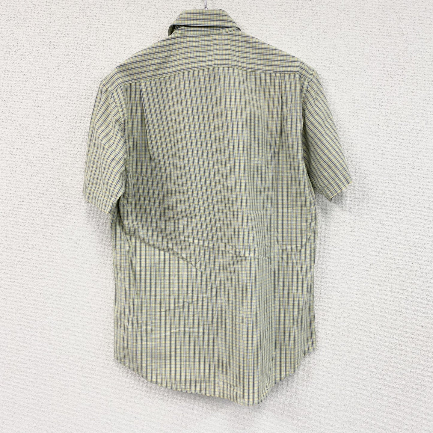 UNIVERSAL　ユニバーサル　半袖シャツ　チェック柄　マルチカラー　Mサイズ