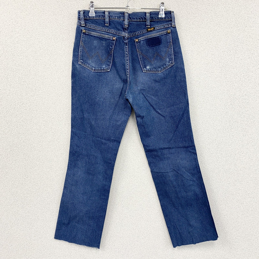 ～00s　Wrangler 　ラングラー　デニムパンツ/ジーンズ　ジップフライ　カットオフ　インディゴ　W31サイズ　古着