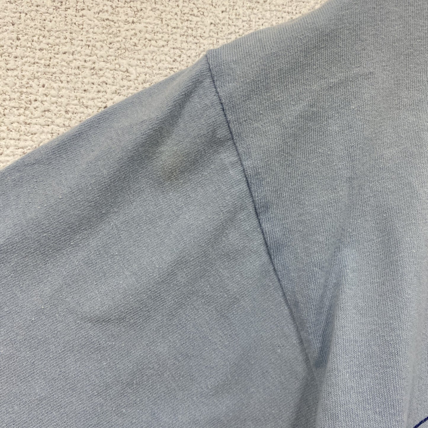 anvil　半袖プリントTシャツ　フェード　水色　ライトブルー　Mサイズ