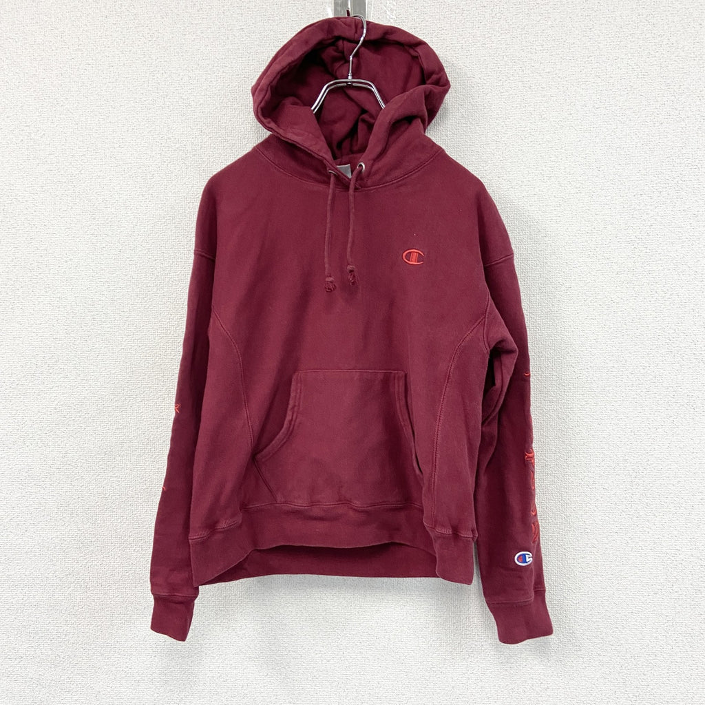 Champion　チャンピオン　リバースウィーブ　スウェットパーカー/フーディー　ヘビーウエイト　現行　赤　レッド　Sサイズ　古着