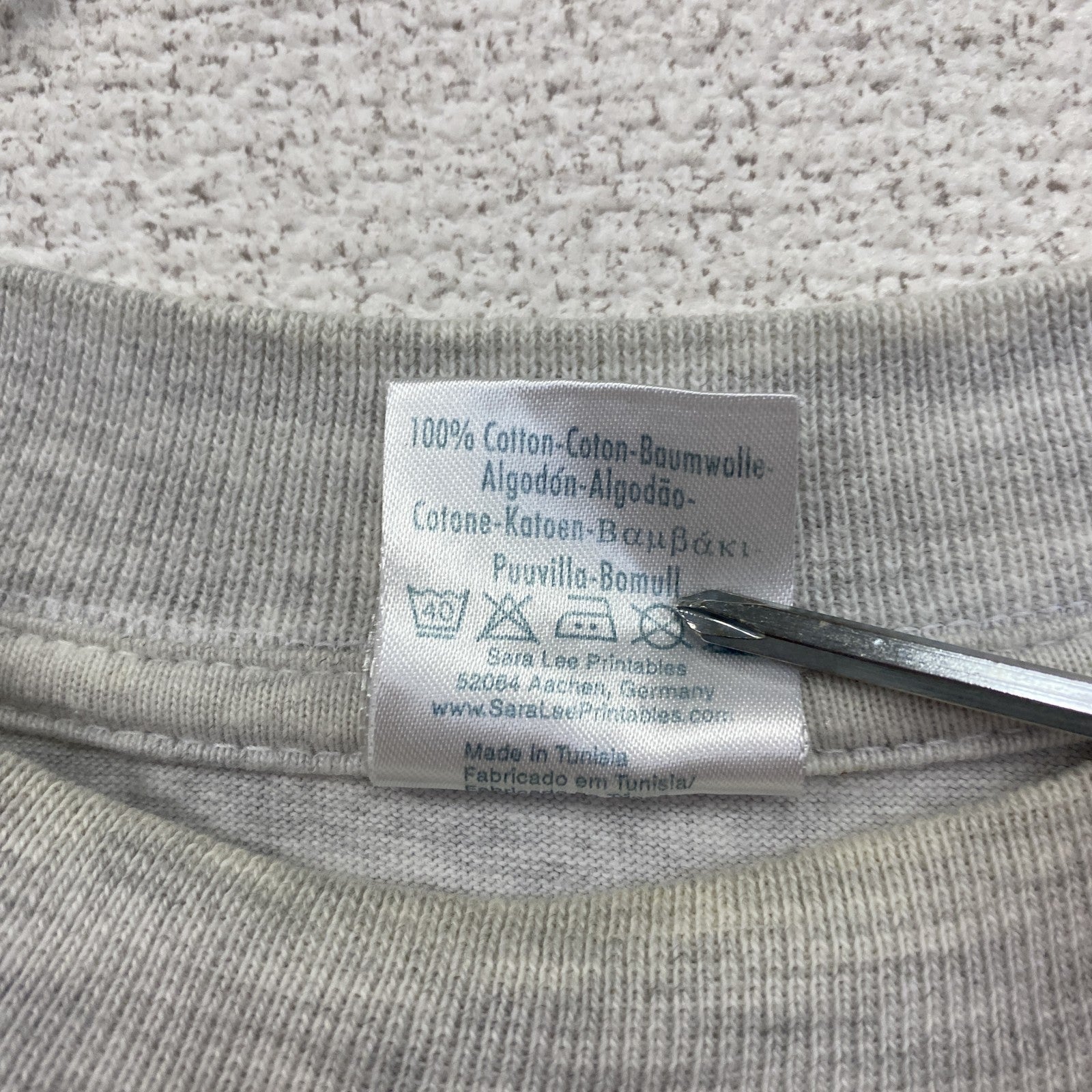 00s　BEEFY-T　U.S.NAVY　半袖プリントTシャツ　ヴィンテージ　灰色　グレー　Lサイズ　古着