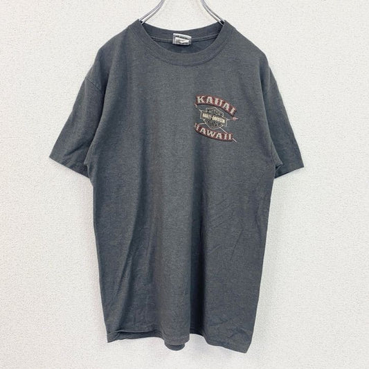 HARLEY DAVIDSON　ハーレーダビッドソン　半袖プリントTシャツ　灰色　グレー　Mサイズ
