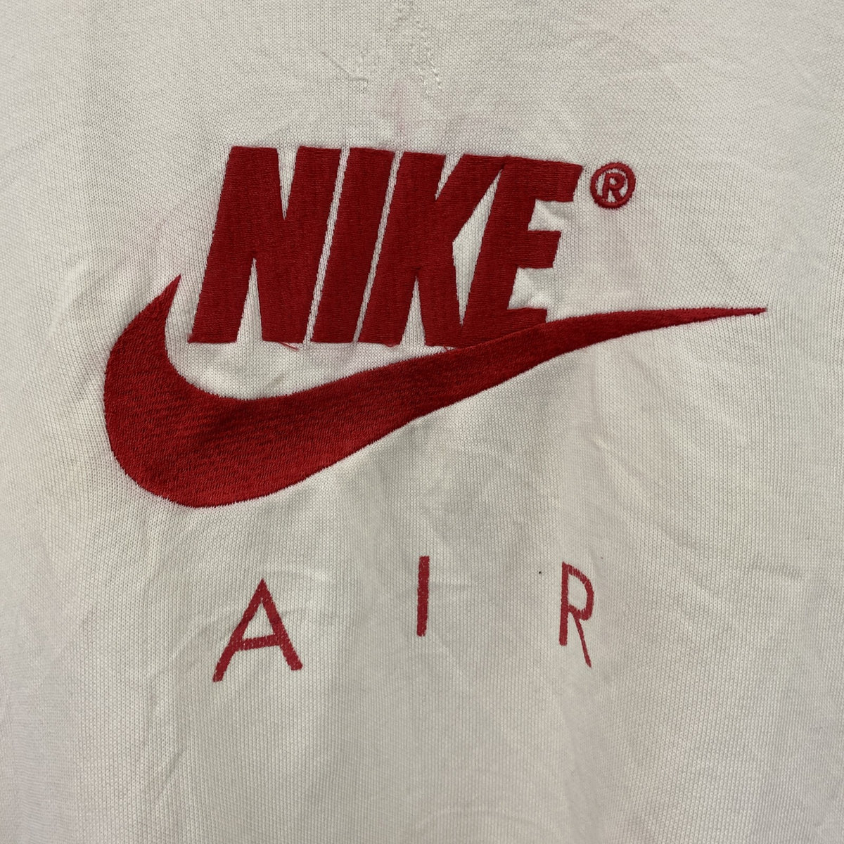 00s　NIKE　ナイキ　スウェット/トレーナー　ヴィンテージ　トリコロールカラー　白　ホワイト　Mサイズ　古着
