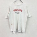 90s　anvil　半袖プリントTシャツ　シングルステッチ　ヴィンテージ　白　ホワイト　Lサイズ　古着