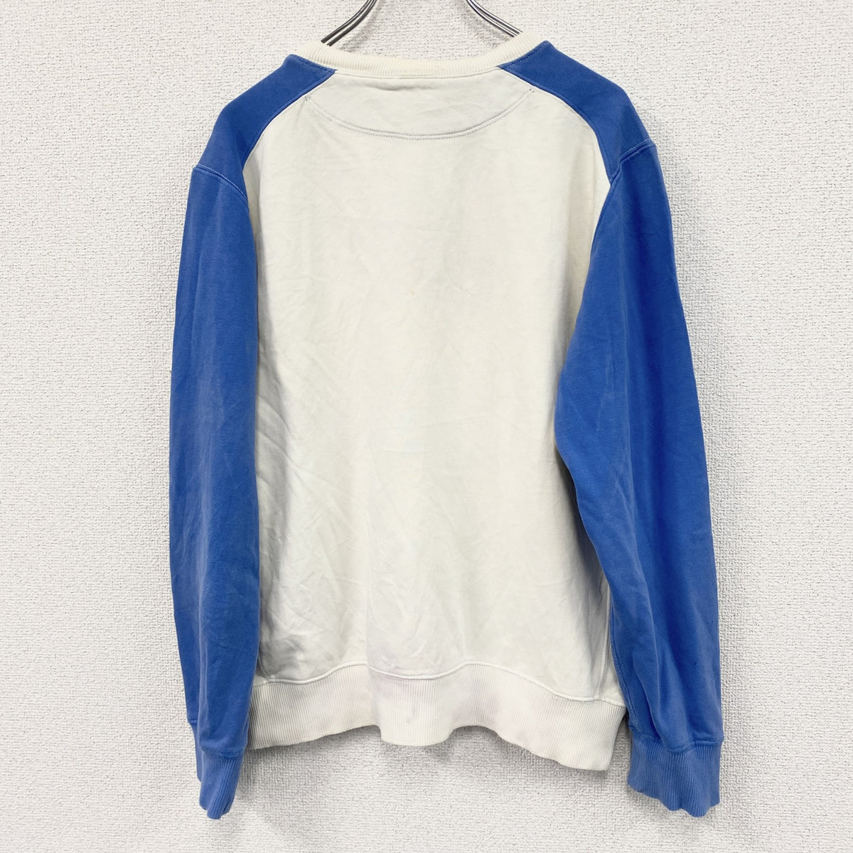 00s　NIKE　ナイキ　スウェット/トレーナー　ヴィンテージ　トリコロールカラー　白　ホワイト　Mサイズ　古着