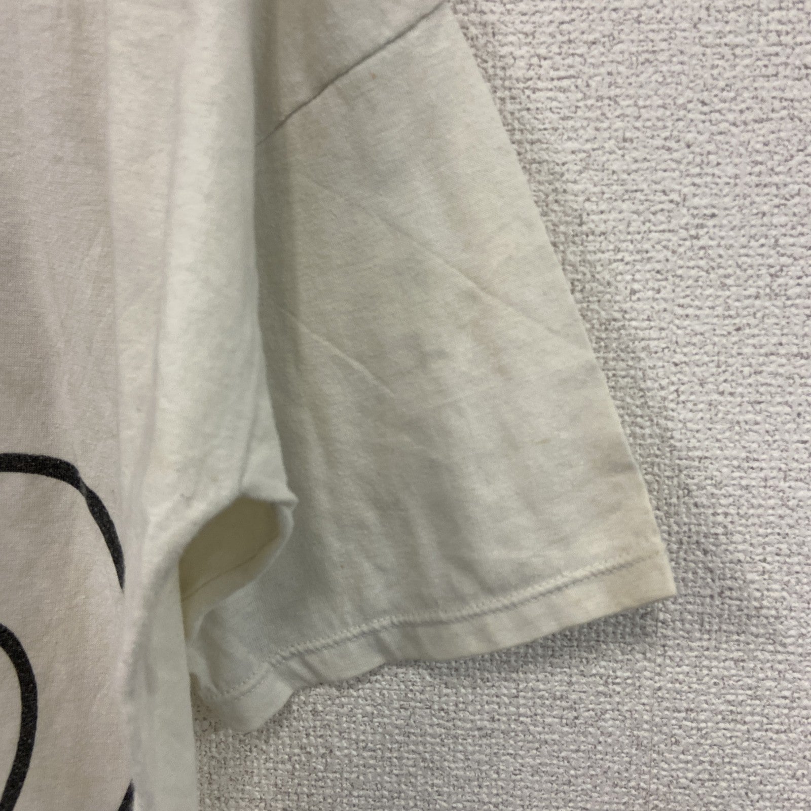 ～90s　半袖プリントTシャツ　モンキー　ユーロヴィンテージ　白　ホワイト　古着