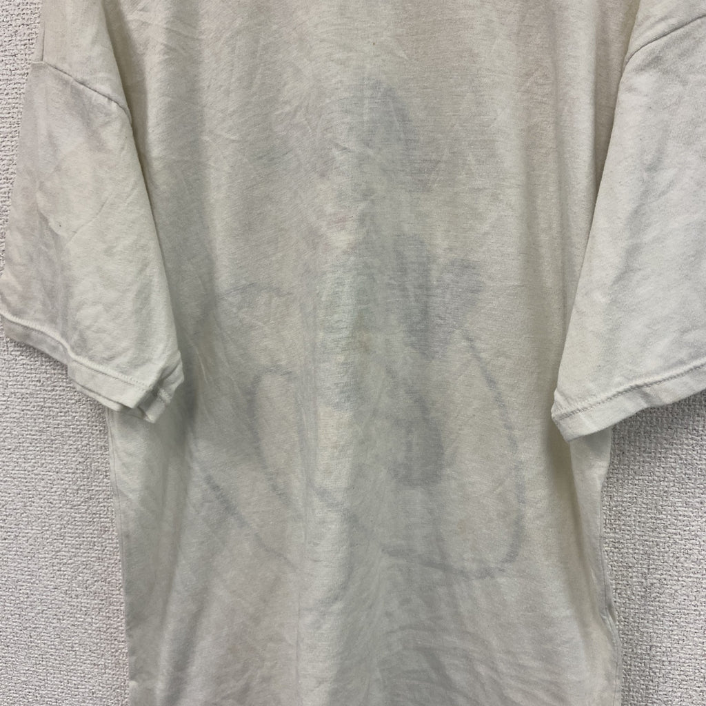～90s　半袖プリントTシャツ　モンキー　ユーロヴィンテージ　白　ホワイト　古着