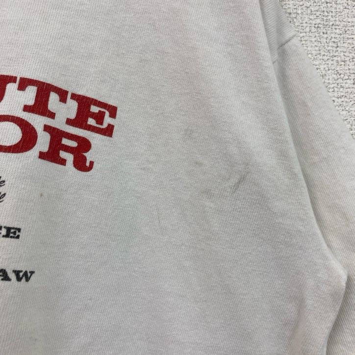 90s　anvil　半袖プリントTシャツ　シングルステッチ　ヴィンテージ　白　ホワイト　Lサイズ　古着
