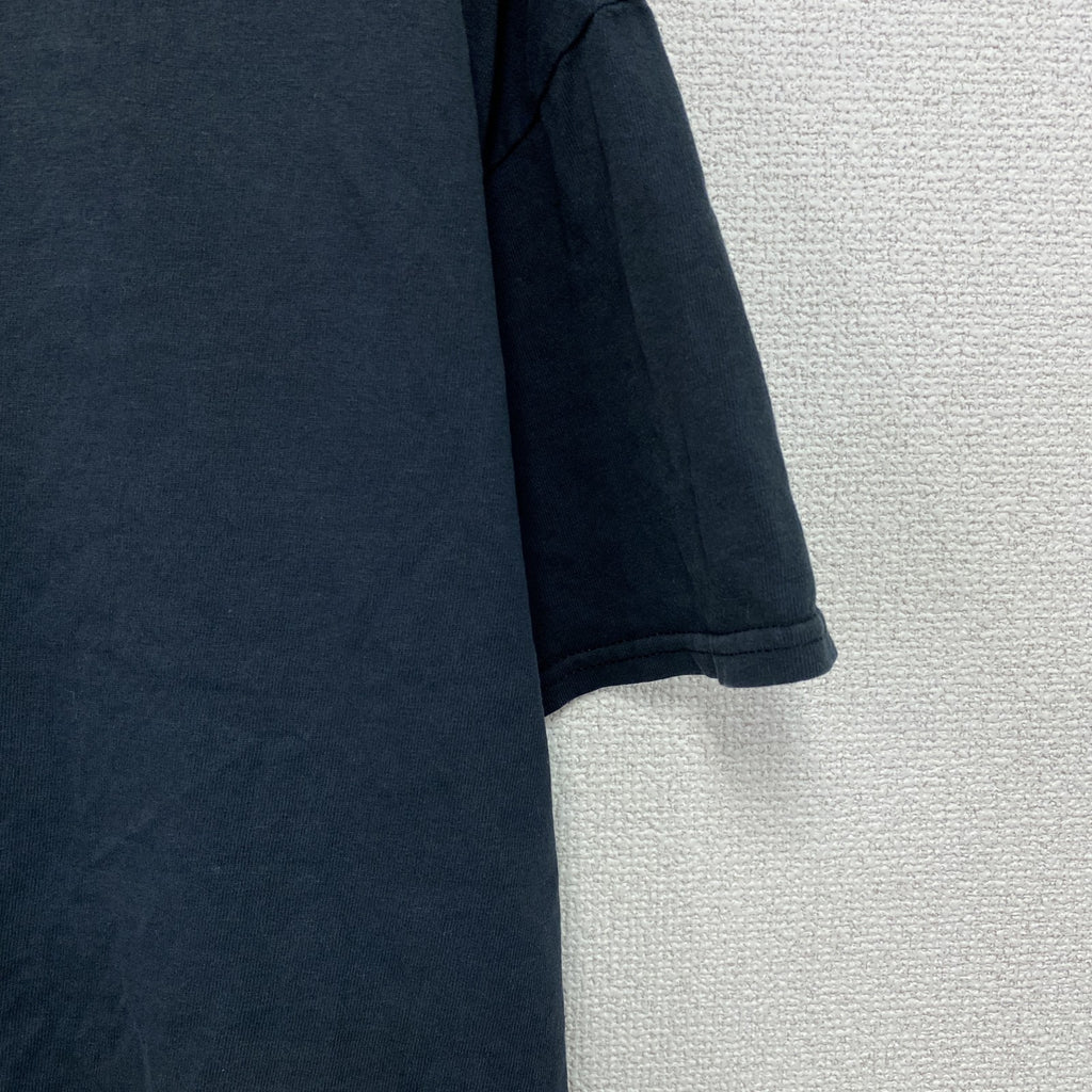 GILDAN　ギルダン　DGM　ディージーエム　momentum　半袖プリントTシャツ　バンドT　黒　ブラック　XLサイズ　古着