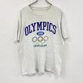 90s　アトランタオリンピック　グアム代表　半袖プリントTシャツ　シングルステッチ　オートミール　　　ヴィンテージ　古着