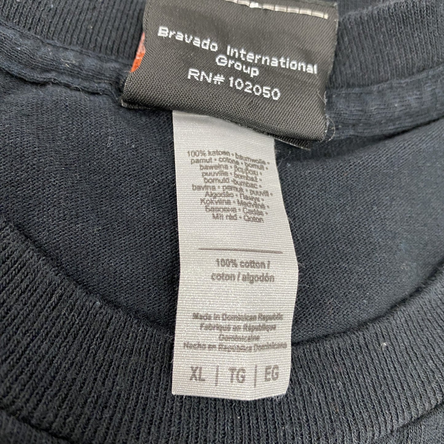 HARLEY DAVIDSON　ハーレーダビッドソン　半袖両面プリントTシャツ　黒　ブラック　XLサイズ