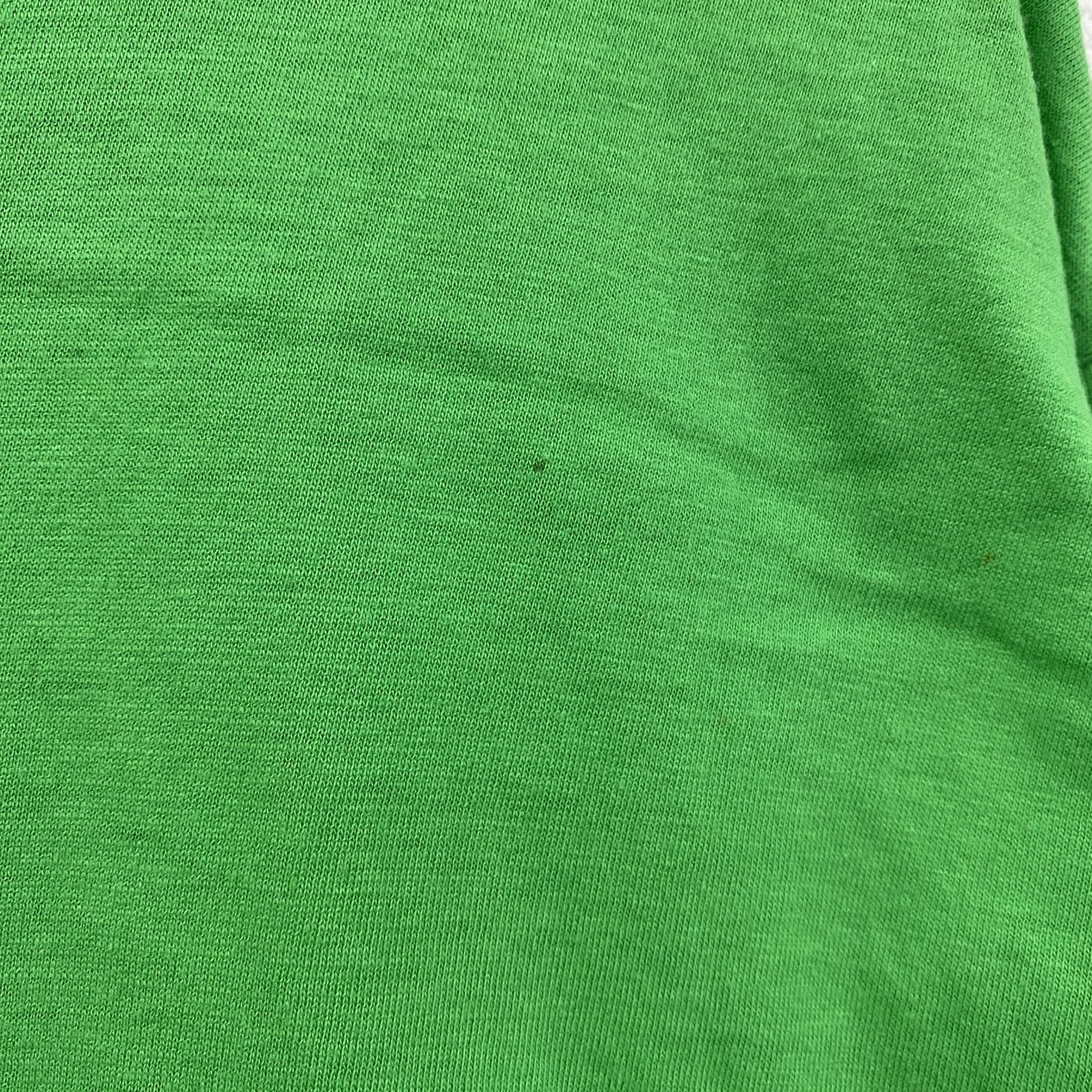 UNITED COLORS OF BENETTON　半袖プリントTシャツ　黄緑　ライトイエロー　46サイズ