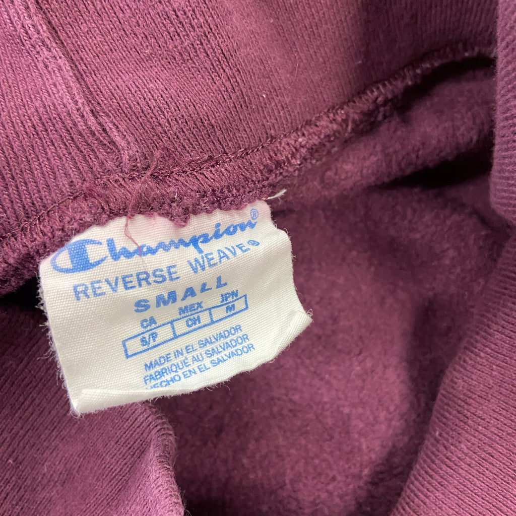 Champion　チャンピオン　リバースウィーブ　スウェットパンツ　ヘビーウエイト　ワンポイント　現行　ボルドー　Sサイズ　古着