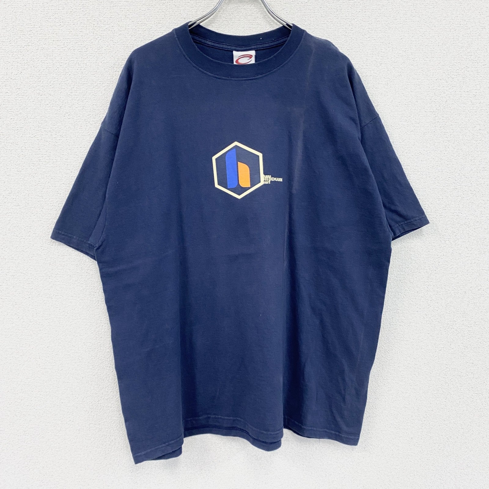 00s　CADRE　半袖プリントTシャツ　HAWAII　サーフィン　サーファー　企業ロゴ　ヴィンテージ　紺　ネイビー　XLサイズ　古着