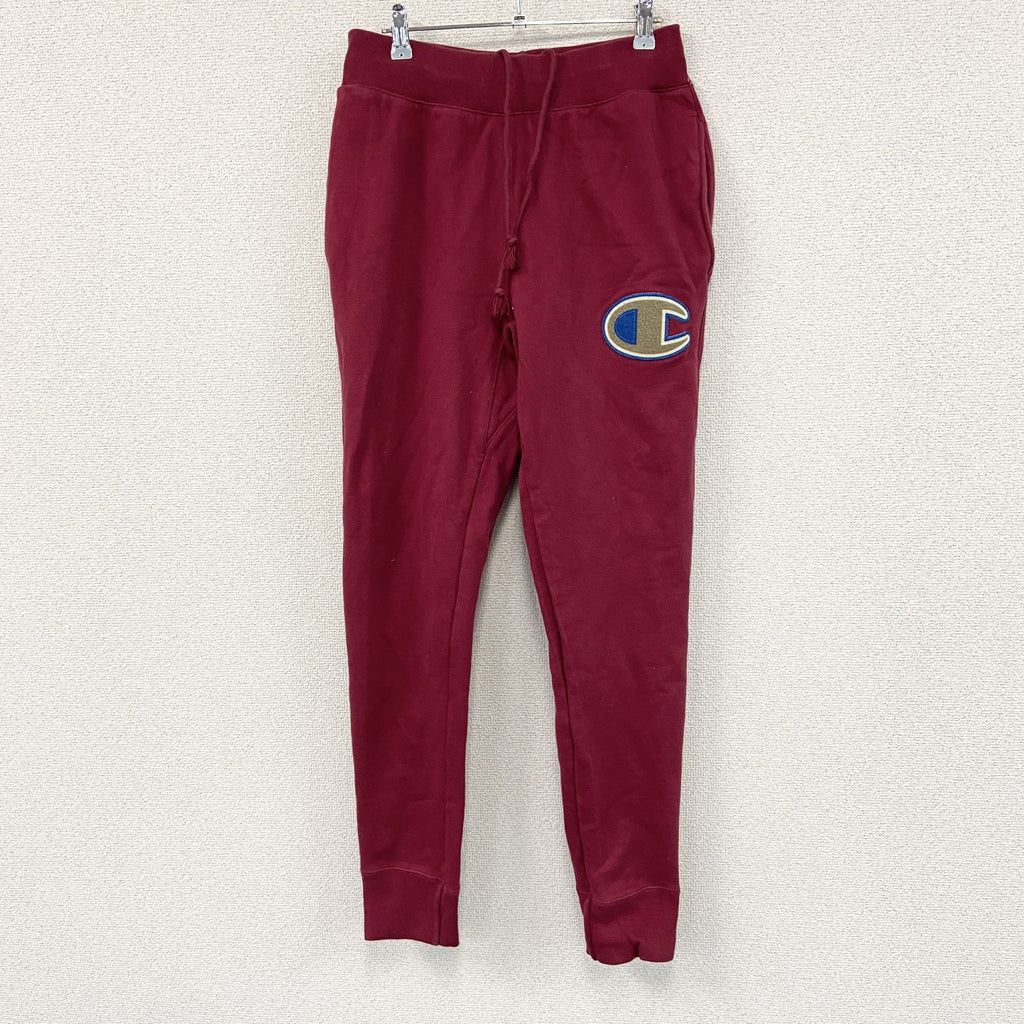 Champion　チャンピオン　リバースウィーブ　スウェットパンツ　ヘビーウエイト　ワンポイント　現行　赤　レッド　Mサイズ　古着