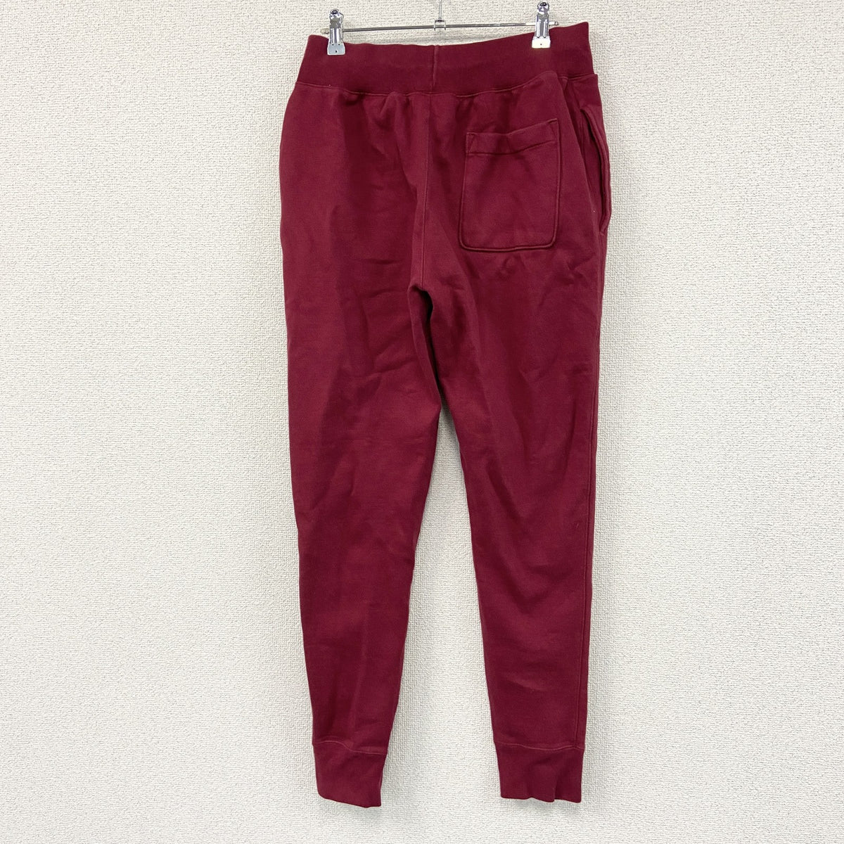 Champion　チャンピオン　リバースウィーブ　スウェットパンツ　ヘビーウエイト　ワンポイント　現行　赤　レッド　Mサイズ　古着