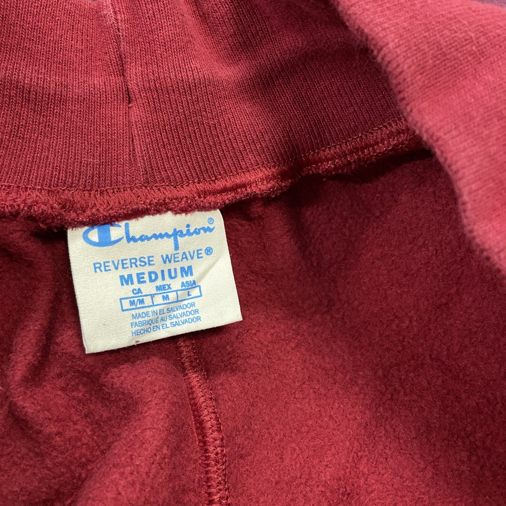 Champion　チャンピオン　リバースウィーブ　スウェットパンツ　ヘビーウエイト　ワンポイント　現行　赤　レッド　Mサイズ　古着