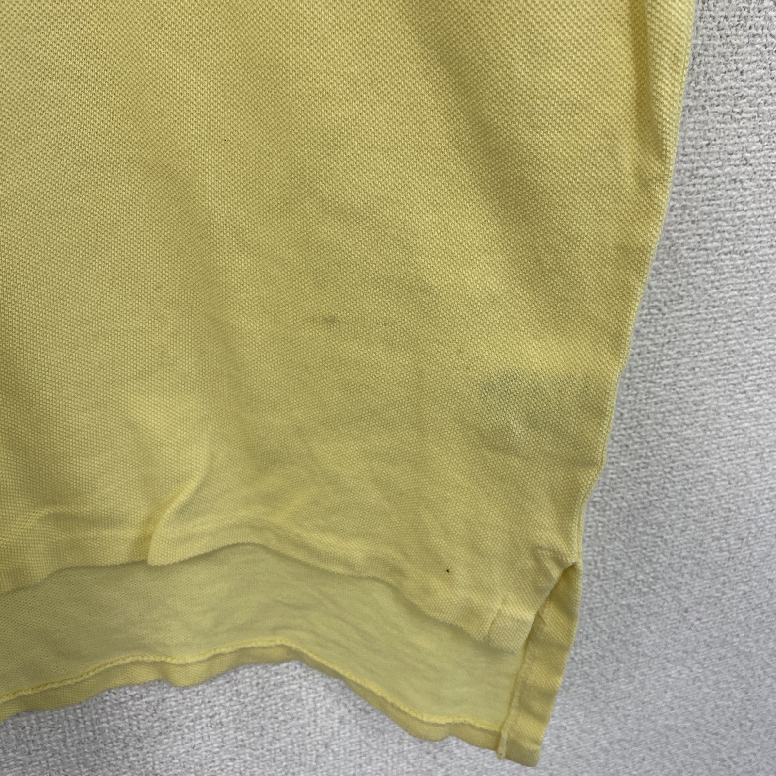 UNITED COLORS OF BENETTON　ユナイテッドカラーズオブベネトン　半袖ポロシャツ　黄色　イエロー　50サイズ　古着