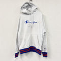 Champion　チャンピオン　リバースウィーブ　スウェットパーカー/フーディー　ヘビーウエイト　現行　白　ホワイト　Mサイズ トレーナー スウェットトップス フード付き 古着
