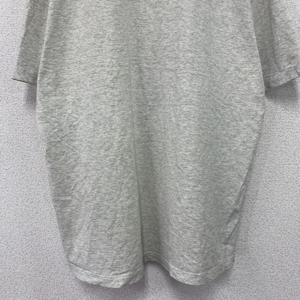 ～90s　半袖プリントTシャツ　人物T　ユーロヴィンテージ　バスケットボール　霜降りグレー　2XLサイズ　　古着