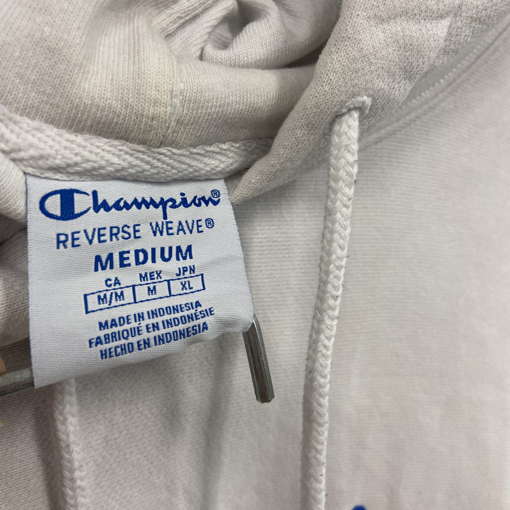 Champion　チャンピオン　リバースウィーブ　スウェットパーカー/フーディー　ヘビーウエイト　現行　白　ホワイト　Mサイズ トレーナー スウェットトップス フード付き 古着