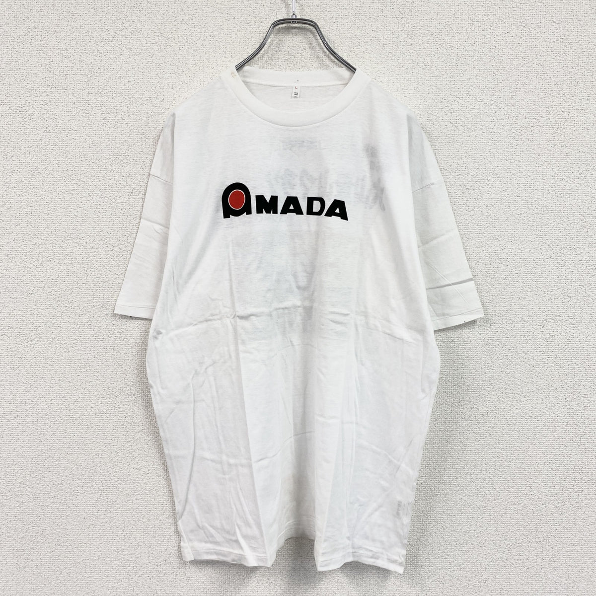 90s　大山登山マラソン大会　半袖プリントTシャツ　ヴィンテージ　シングルステッチ　白　ホワイト　Lサイズ　古着