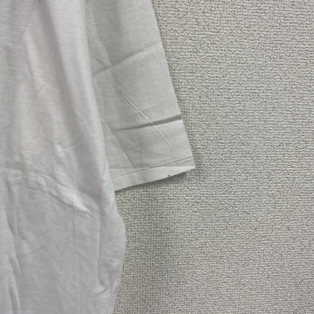 90s　大山登山マラソン大会　半袖プリントTシャツ　ヴィンテージ　シングルステッチ　白　ホワイト　Lサイズ　古着