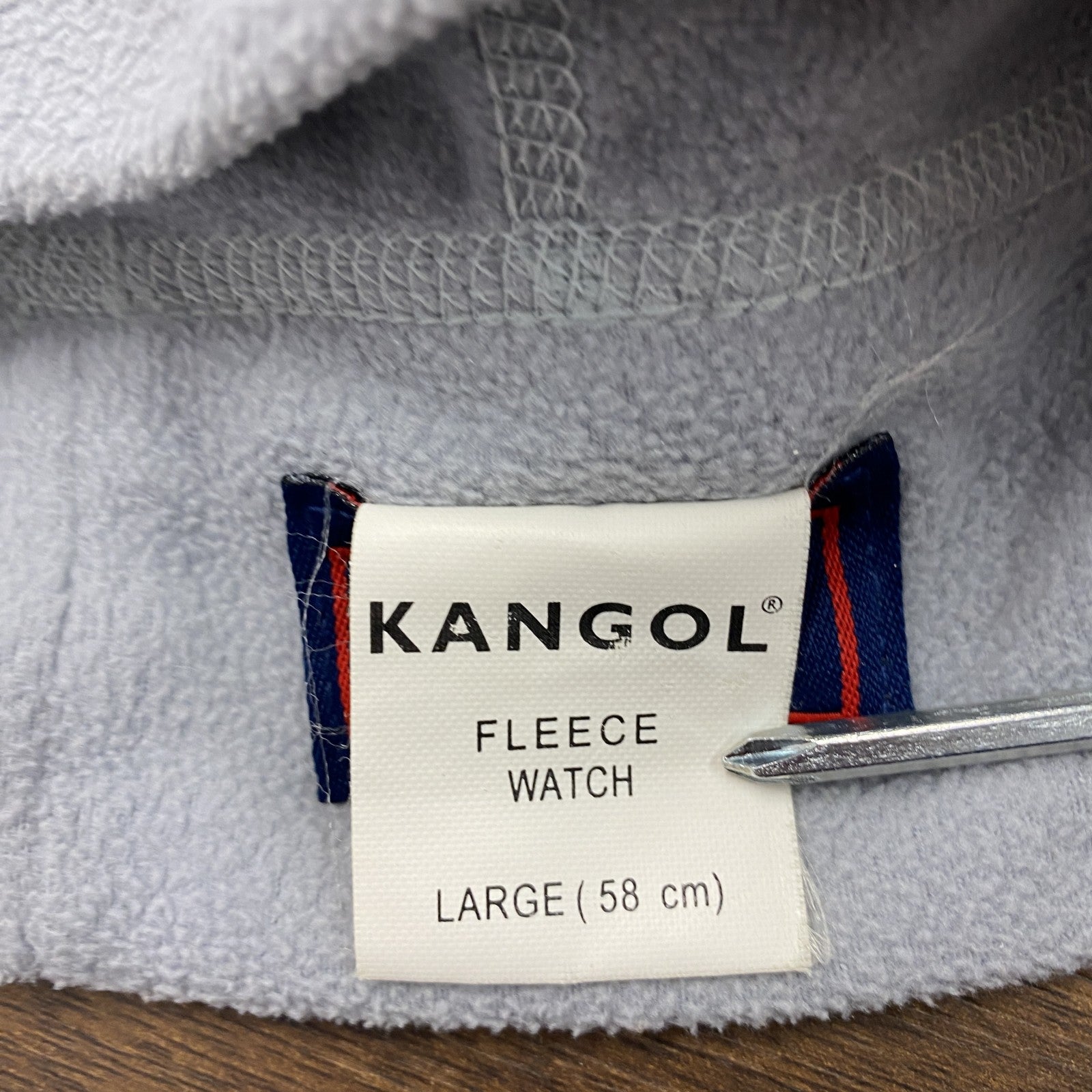 KANGOL　カンゴール　ビーニー/ニット帽　グレー　灰色　Lサイズ　古着
