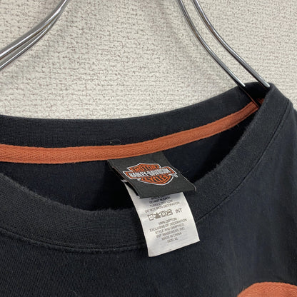 HARLEY DAVIDSON　ハーレーダビッドソン　長袖Tシャツ　黒　ブラック　XLサイズ
