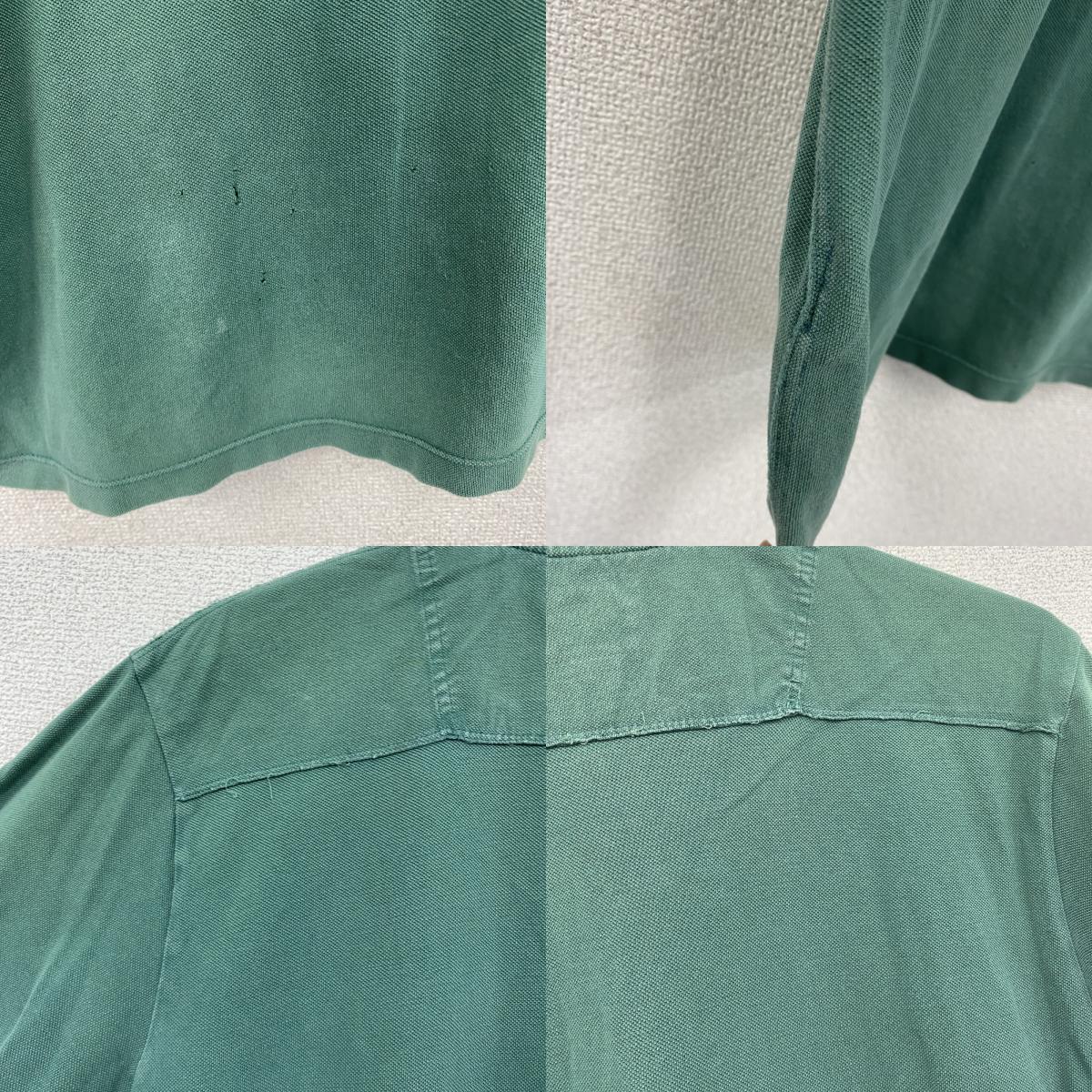 DIESEL　ディーゼル　半袖ポロシャツ　エメラルドグリーン　Mサイズ