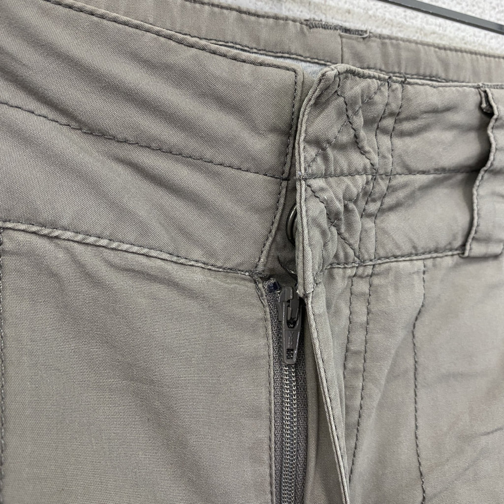 NIKE　ナイキ　ハーフパンツ　7分丈パンツ　クロップドパンツ　ジップフライ　グレージュ　Sサイズ　古着