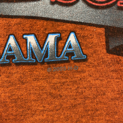 00s　HARLEY DAVIDSON　ハーレーダビッドソン　半袖両面プリントTシャツ　オレンジ　XLサイズ