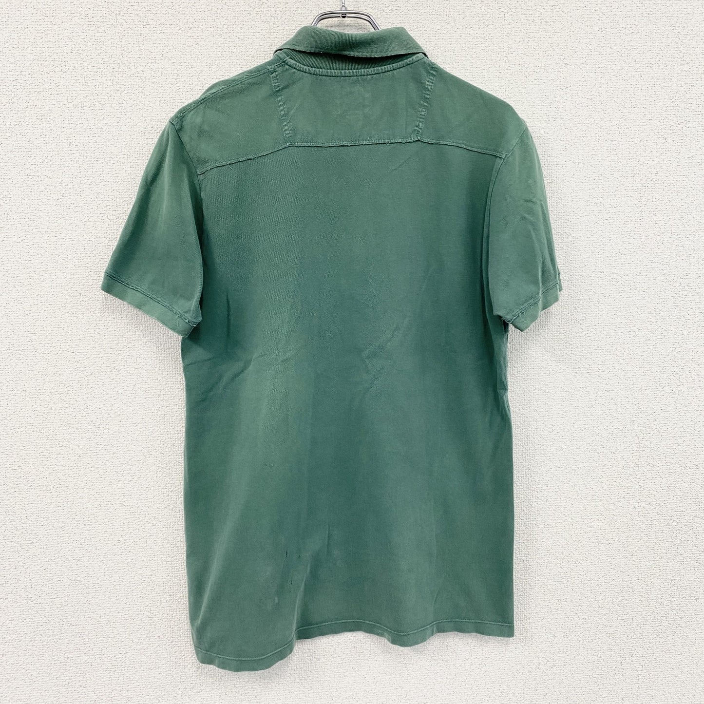 DIESEL　ディーゼル　半袖ポロシャツ　エメラルドグリーン　Mサイズ