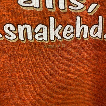 HARLEY DAVIDSON　ハーレーダビッドソン　半袖プリントTシャツ　オレンジ　Lサイズ