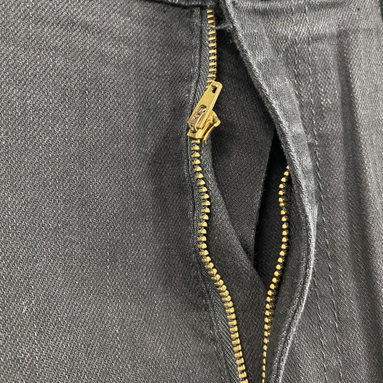 Levi’ｓ　リーバイス　505　デニムハーフパンツ/ショートパンツ　黒　ブラック　W36サイズ　古着