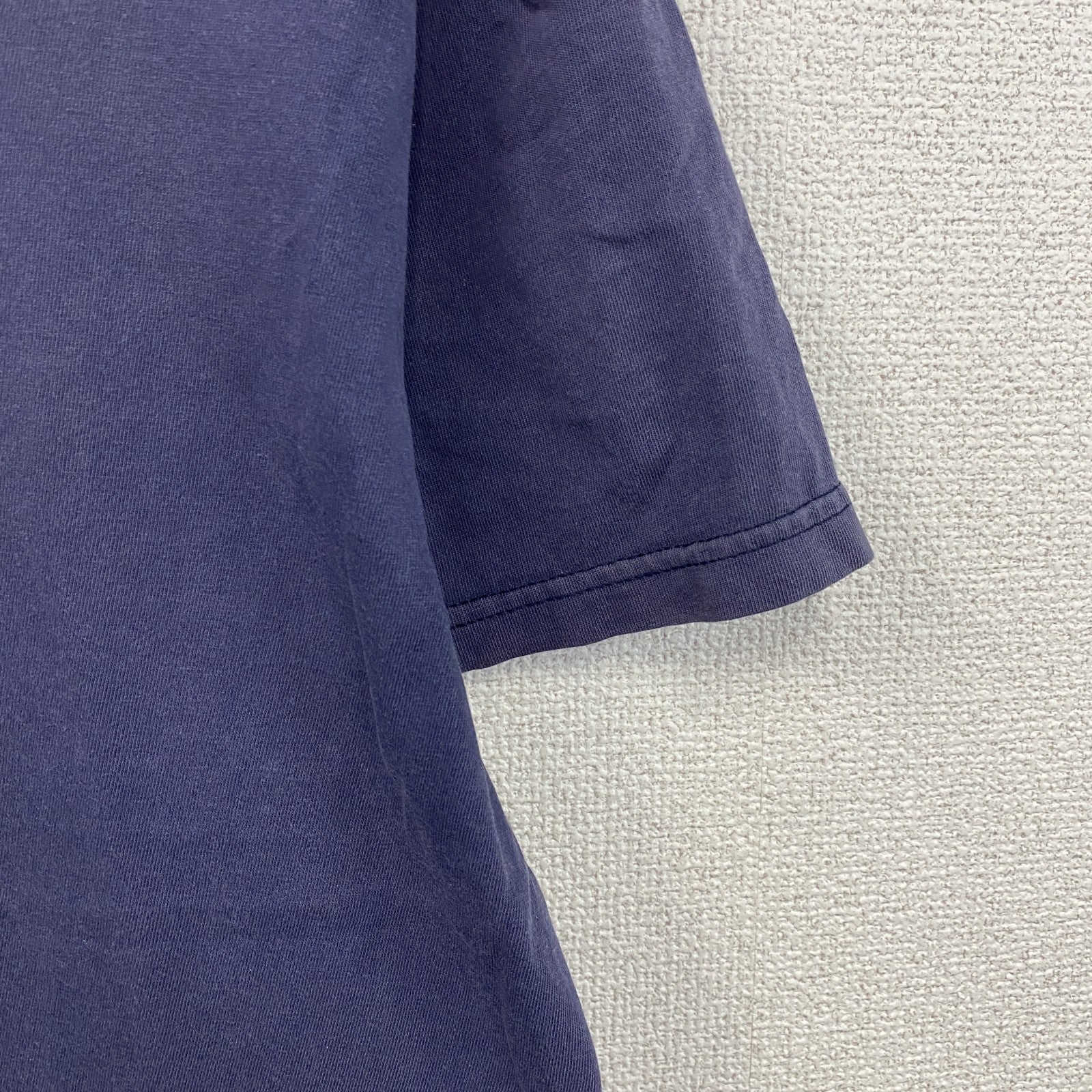 00s　Fossil　フォッシル　半袖プリントTシャツ　ヴィンテージ　フェード　紺　ネイビー　Sサイズ　古着